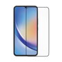 dbramante1928 Écran de Protection eco-shield Recyclé 9H Anti-Empreintes pour Samsung Galaxy A34 avec Bord Noir Invisible - Protection Renforcée
