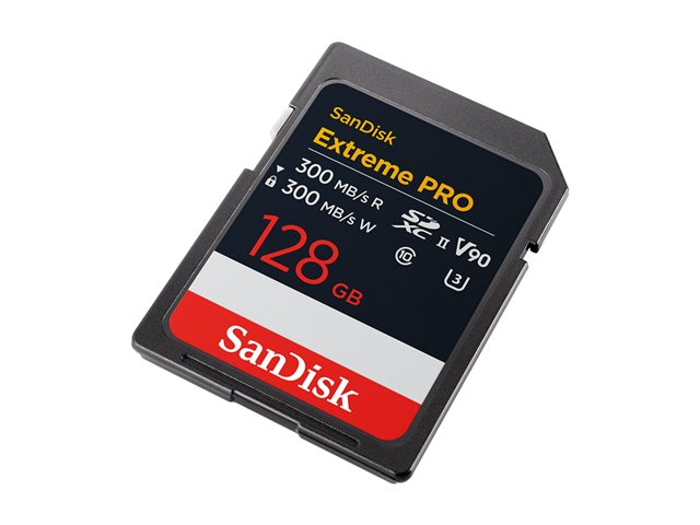 SanDisk Extreme PRO 128 Go SDXC UHS-II V90 Black