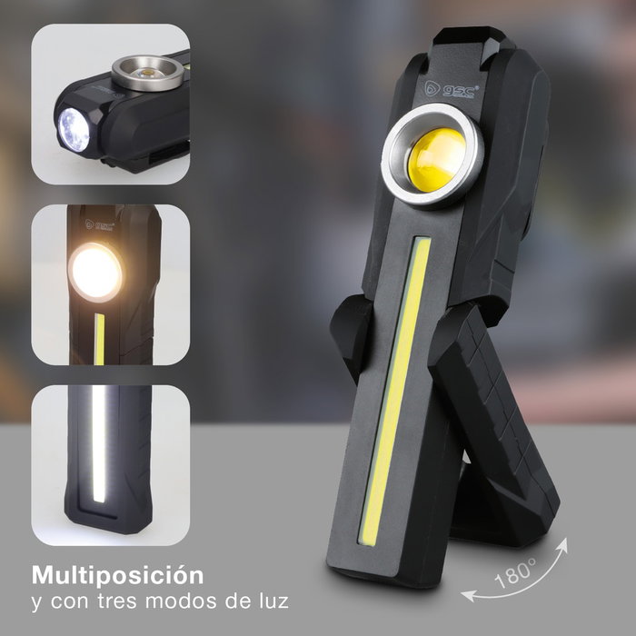 GSC Evolution Lampe de travail LED COB 5W rechargeable