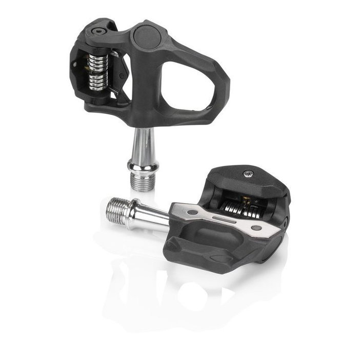 XLC Pédales automatiques PD-R04 noires avec calas 0° XLC Pédales automatiques PD-R04 noires avec calas 0°