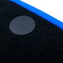 OCC Design Tapis de Voiture Sur Mesure pour Renault Megane III (2009-2016), 5 Pièces, Bleu