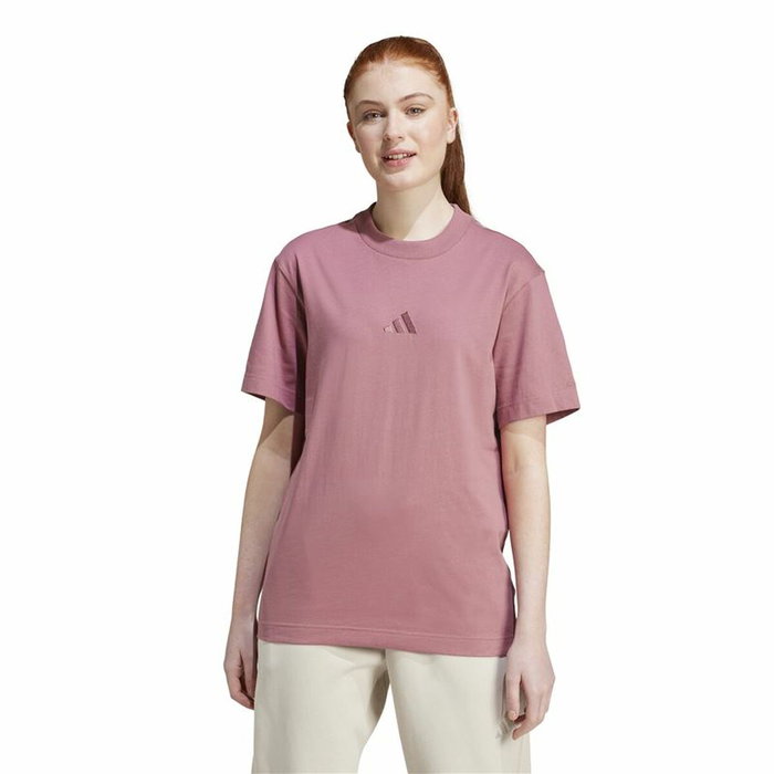 T-shirt à manches courtes femme Adidas All Szn Loose Rose