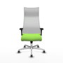 Piqueras y Crespo Chaise de Bureau Albacete XL Pistache et Blanc