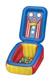 Bestway 52635 Piscine Gonflable pour Enfants avec Balles 110x81x62 cm +2 Ans Jeux Jardin