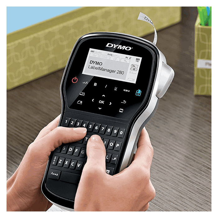 Dymo S0968950 LM280FR - Imprimante d'étiquettes portable avec Bluetooth et USB, noir