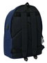 Safta Mochila doble para portatil 15,6 pouces + USB Munich Basicos - Sac à dos pour ordinateur portable 15.6" avec port USB, couleur marine, 31x44x18 cm