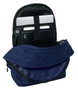 Safta Mochila doble para portatil 15,6 pouces + USB Munich Basicos - Sac à dos pour ordinateur portable 15.6" avec port USB, couleur marine, 31x44x18 cm