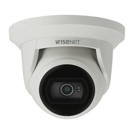 Hanwha Wisenet A Caméra dôme 2MP IP avec vision nocturne IR 20m, détection d'intrusion, WDR 120dB et PoE