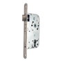 Micel Serrure à mortaiser modèle Cre05 acier finition nickel satiné entrée 50 mm entraxe 70 mm avec canto arrondi