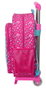 Safta Pinypon Moch 185+carro 705, Valise à roulettes jouet 26x34x11 cm, Rosa et Azul, Âge 3 ans