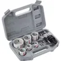 Bosch Coffret de 9 scies trépans bimétal HSS pour électricien - 20, 25, 35, 40, 51, 68 mm, avec adaptateurs et clé Allen