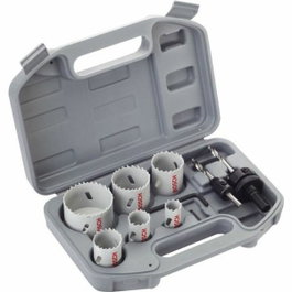 Bosch Coffret de 9 pièces de scies trépans bimétal HSS pour électricien