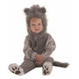 Creaciones Llopis Déguisement Bébé Chaton Gris en Peluche (2 Pièces)
