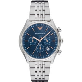 Armani AR1974 Cadran Bleu et Bracelet Argenté