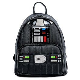 LOUNGEFLY Sac à dos Mini Darth Vader Star Wars Light up Cosplay