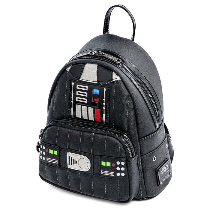 Loungefly Sac à dos Star Wars Dark Side Darth Vader 26 cm - Dimensions 22.5x26.2x11.2 cm