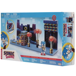 JAKKS PACIFIC - Figurine Play Set Studiopolis Zone Sonic The Hedgehog - 6 cm