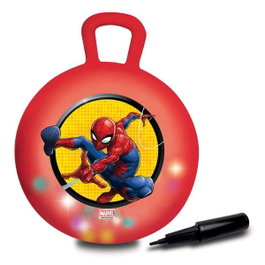 Lexibook Balle sauteuse gonflable Spider-Man Rouge