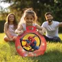 Lexibook Balle Sautoir Spider-Man 45 cm avec Effets Lumineux, Poignée de Sécurité, Pompe Incluse - Jouet Enfant 3-6 Ans