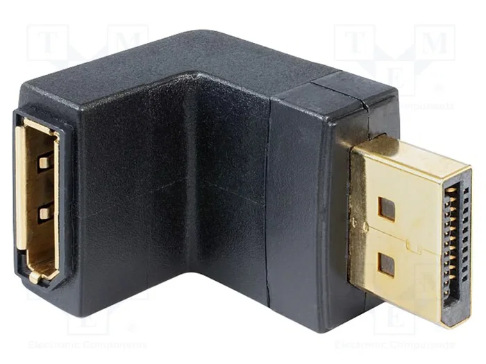 DELOCK Adaptateur DisplayPort socle vers DisplayPort prise 90° haut/bas DELOCK Adaptateur DisplayPort socle vers DisplayPort prise 90° haut/bas