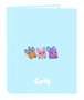 Carpeta folio 4 ani.mixtas Furby - Classeur A4 avec anses, 4 anneaux, 26.5x33x4 cm, à partir de 3 ans