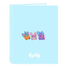 Dossier Furby Bleu ciel A4