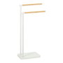 Andrea House Toallero de pie en métal blanc 30 x 20 x 78 cm