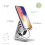 Holmios Support mobile/tablette multiangle pliable maximum 10 pouces