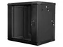 Lanberg Armoire rack murale 12U double section 600x600 noir