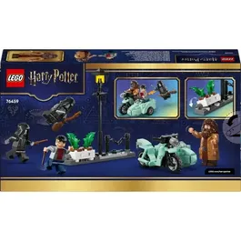 Lego - Jeu de Construction LEGO Harry Potter 76459 - Hagrid et Harry s'Échappent de Privet Drive - Jouet Moto Volante pour Enfants de 8 Ans et Plus