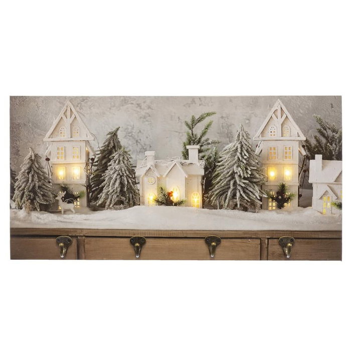 Décoration lumineuse Multicouleur Noël 60 x 30 x 1,8 cm