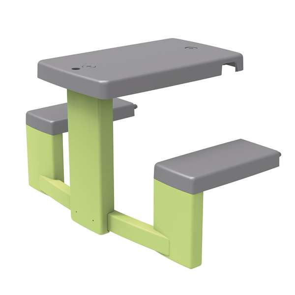 S.Life Table de Pique-nique avec 2 Bancs, Jeu d'Extérieur pour Enfants à partir de 18 mois