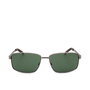 Calvin Klein Lunettes de soleil CK22122S rectangulaires pour homme, monture métal, branches 135 mm