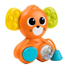 Chicco Souris Multiactivité 00011822000000 - Jeu d'éveil avec Pop It, Oreiller sensoriel et Balle tournante, dès 6 mois