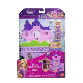 Disney Princess - La Tour de Raiponce - Coffret avec poupée et accessoires - Château empilable - Histoires à Empiler - JDP61