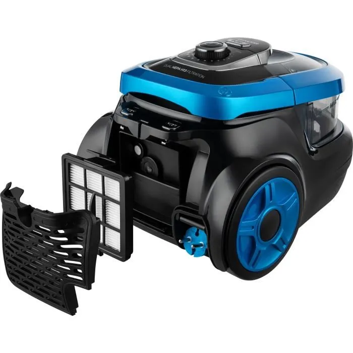 Sencor SVC-1035TQ Aspirateur traineau sans sac - Noir / Bleu Sencor SVC-1035TQ Aspirateur traineau sans sac - Noir / Bleu