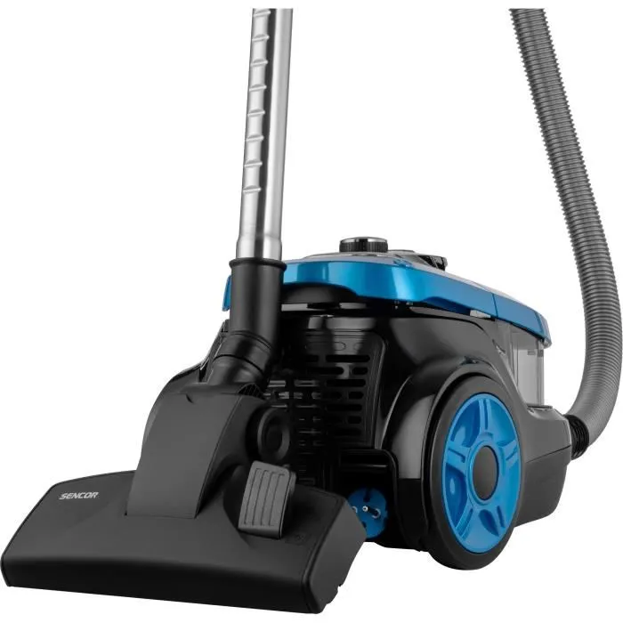 Sencor SVC-1035TQ Aspirateur traineau sans sac - Noir / Bleu Sencor SVC-1035TQ Aspirateur traineau sans sac - Noir / Bleu