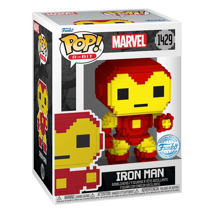 Marvel POP! 8-Bit Vinyl Figurine Iron Man 9 cm