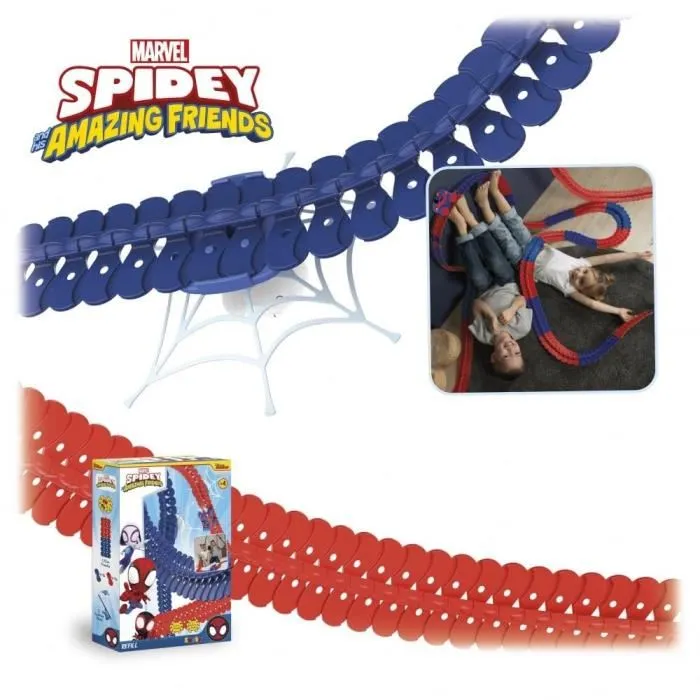 Smoby Recharge Flextreme Spidey - 72 Pistes de Circuit de Voiture avec 2 Ventouses de Fixation en Toile d'Araignée - Extension pour Circuit Flextreme à partir de 4 ans Smoby Recharge Flextreme Spidey - 72 Pistes de Circuit de Voiture avec 2 Ventouses de Fixation en Toile d'Araignée - Extension pour Circuit Flextreme à partir de 4 ans