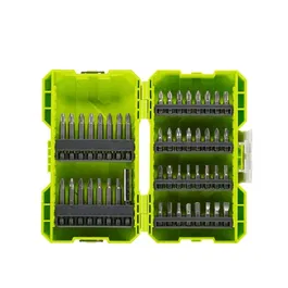 Ryobi RAK48SSD - Coffret empilable 48 accessoires de vissage : 32 embouts 25 mm + 15 embouts 50 mm (SL, PH, PZ, HEX, T)