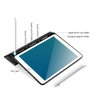 eSTUFF Étui Seattle pour iPad Air 5 / iPad Air 4 10,9 pouces (2022 / 2020) - Noir cuir PU, protection intégrale avec support et housse magnétique pour Apple Pencil