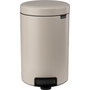 Brabantia Newicon Poubelle à pédale 12 L Soft Beige