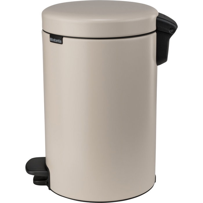 Brabantia Newicon Poubelle à pédale 12 L Soft Beige Brabantia Newicon Poubelle à pédale 12 L Soft Beige