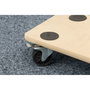 Meister Plateau roulant 200kg avec frein, Marron