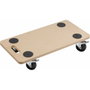 Meister Plateau roulant 200kg avec frein, Marron
