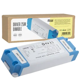 BX3 LIGHT Driver LED CM-24VADDR 24W, régulation DALI, sortie 50-76V DC 300 mA, classe II, source de courant constant pour éclairage LED professionnel