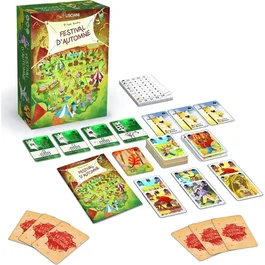 Lisciani Giochi Clash d'Automne - Jeu de cartes stratégique - Univers forestier