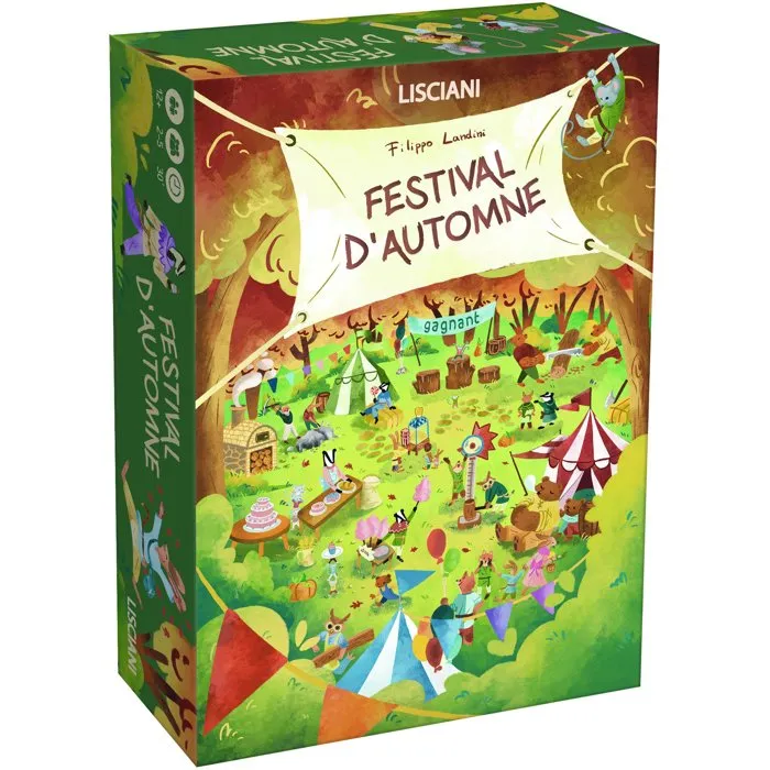 Lisciani Giochi Clash d'Automne - Jeu de cartes stratégique - Univers forestier