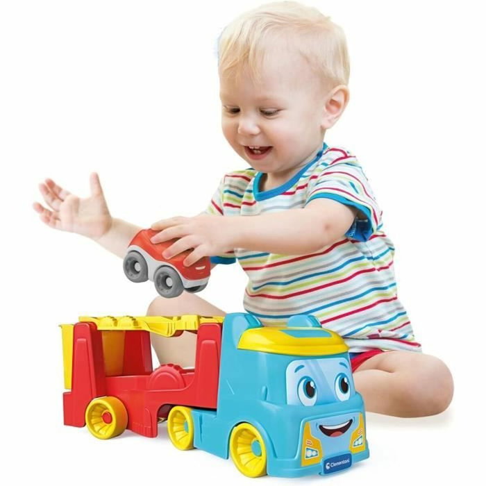 Clementoni Camion Garage et Remorque avec Tumbling Cars Clementoni Camion Garage et Remorque avec Tumbling Cars