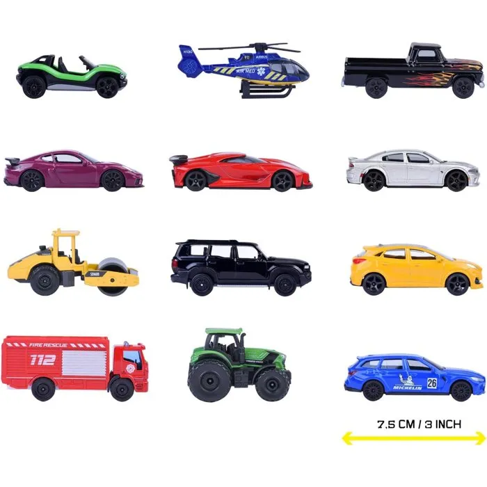 Majorette Coffret 12 Véhicules Collection Ride Now en métal Majorette Coffret 12 Véhicules Collection Ride Now en métal